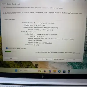 HP EliteBook 645 G10, Ryzen 5 7530U, 16GB RAM, 512GB SSD